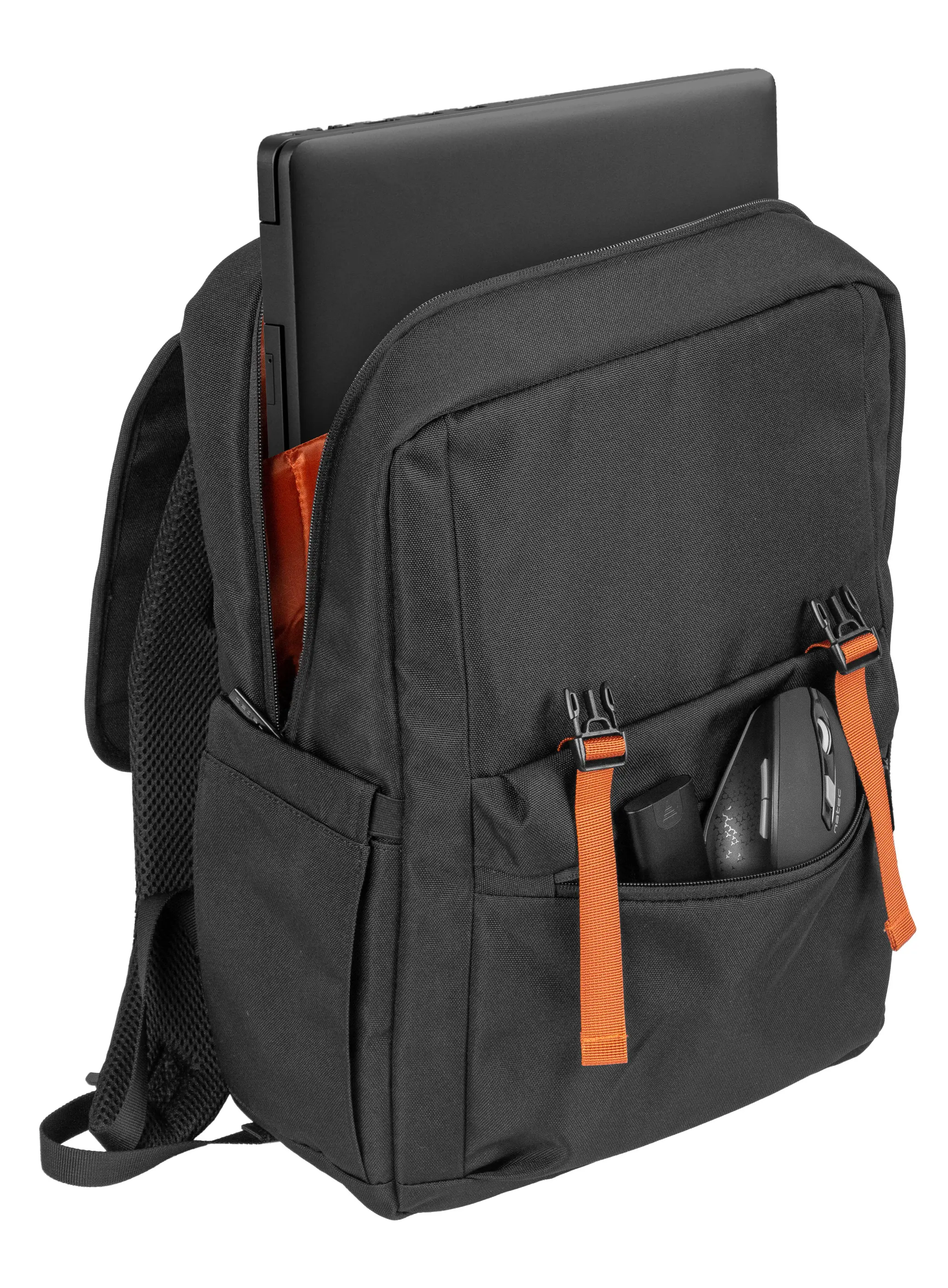 Plecak na laptopa Natec Niala NTO-2240 15,6" Czarno-pomarańczowy