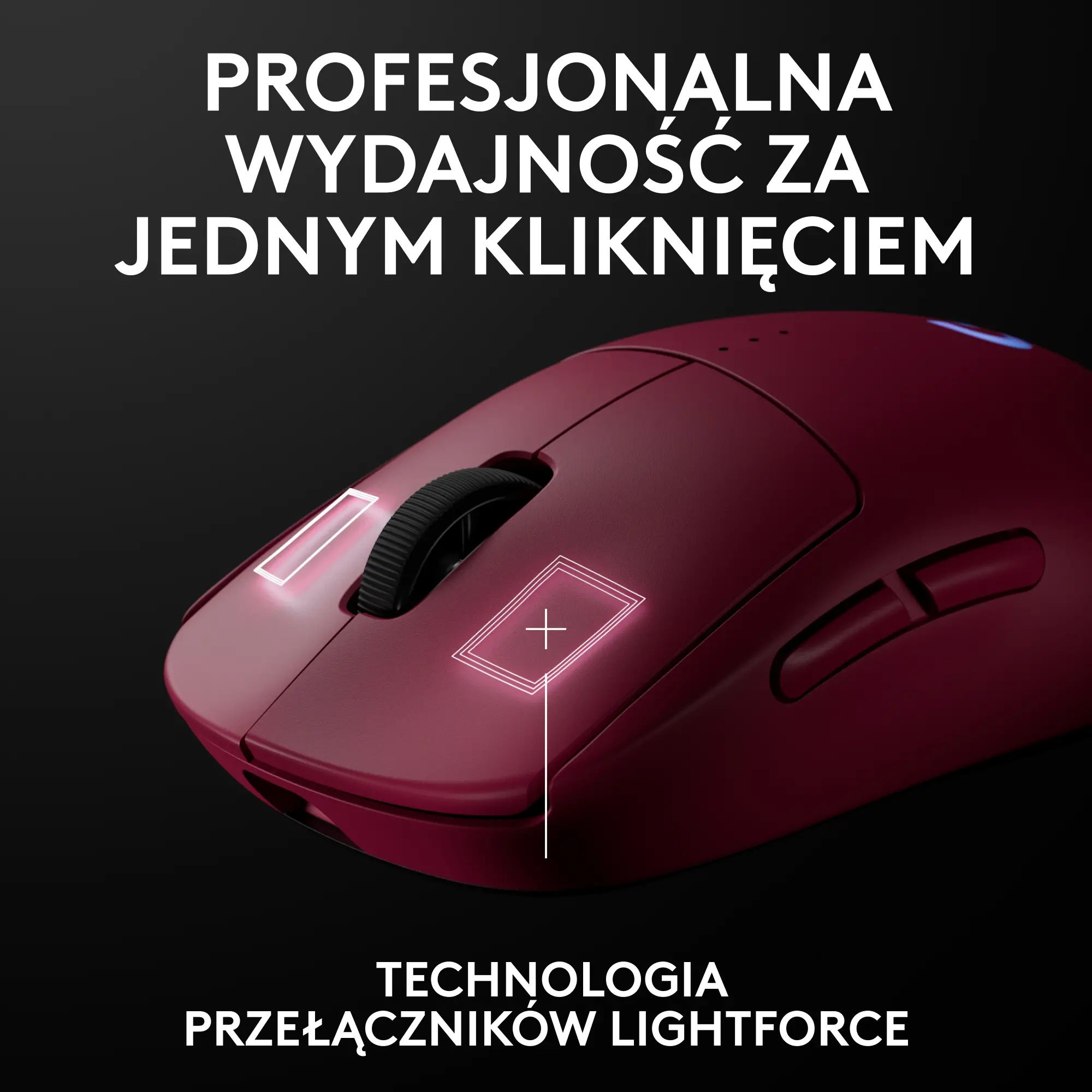 Myszka gamingowa Logitech G Pro 2 Lightspeed Różowy