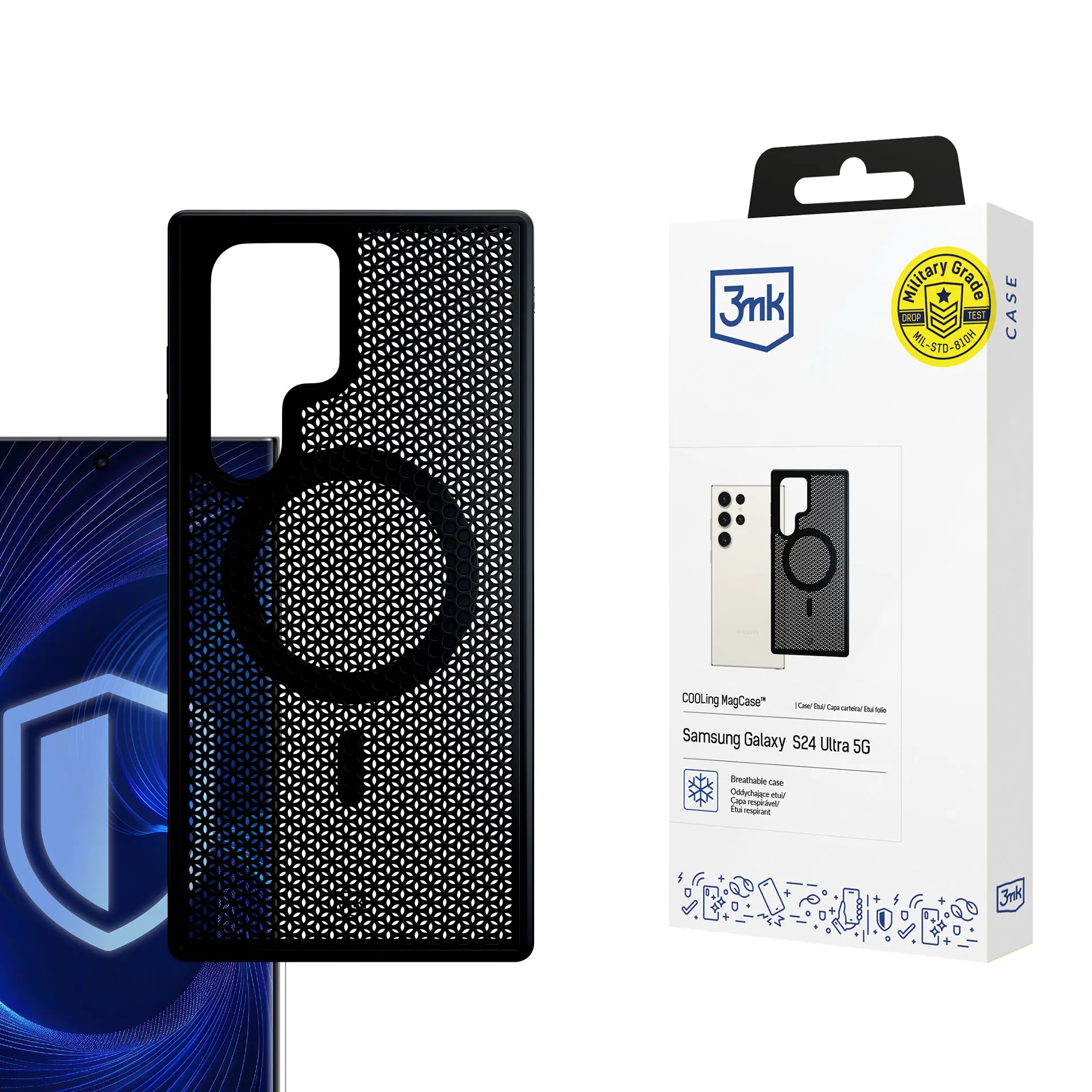 Etui 3mk COOLing MagCase do Galaxy S24 Ultra Czarny