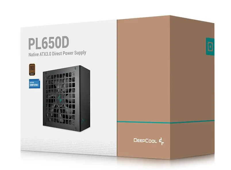 DeepCool PL650-D – obudowa zasilacza i otwory wentylacyjne