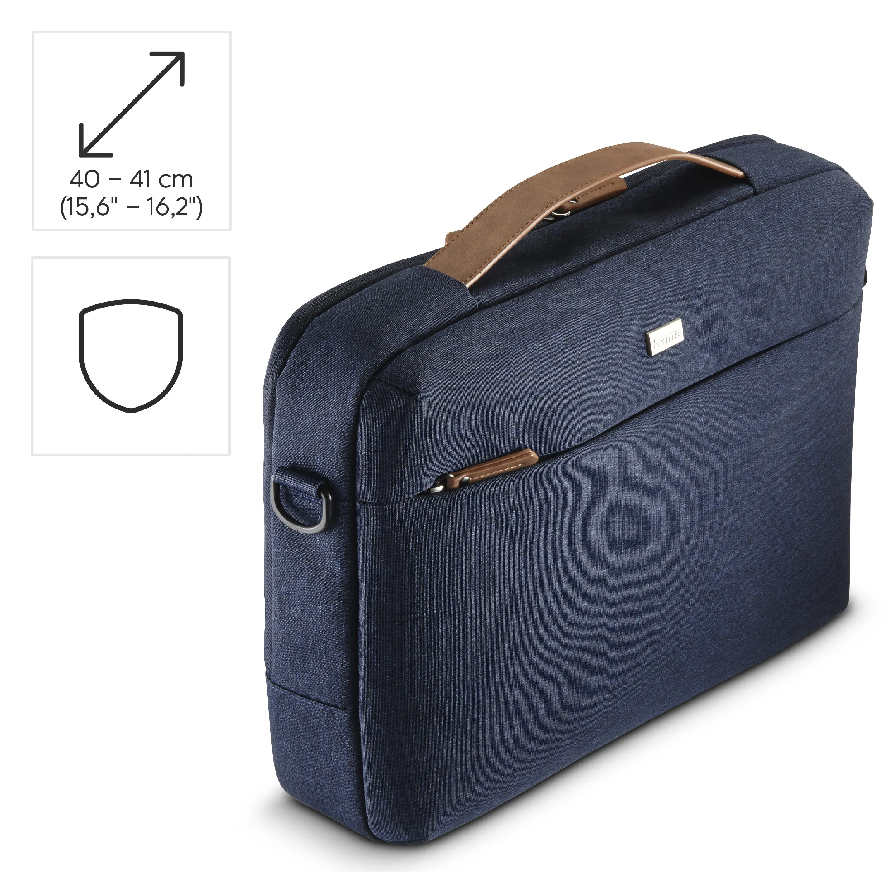 Torba na laptopa Hama Casual 15,6-16,2" Granatowy