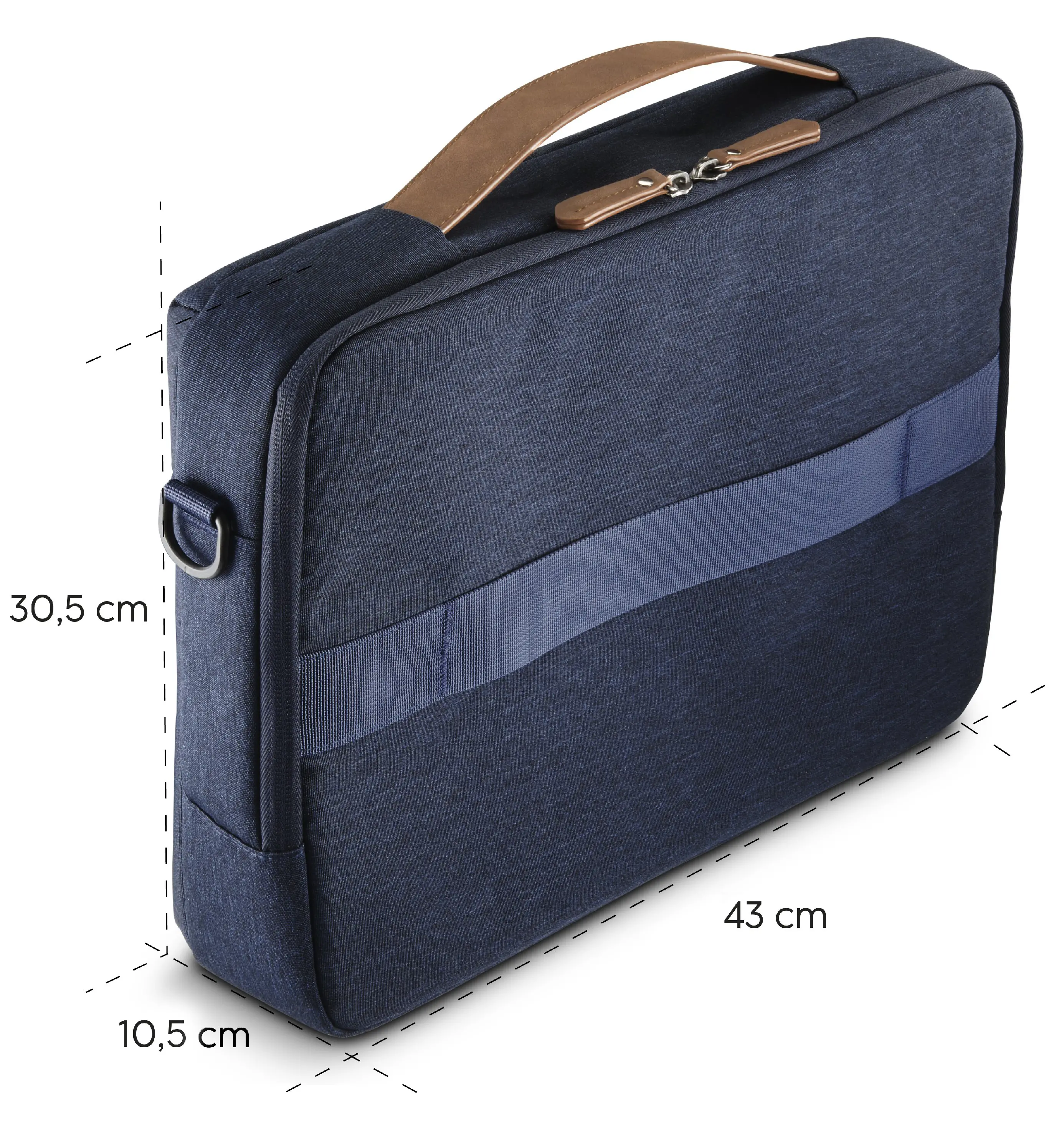 Torba na laptopa Hama Casual 15,6-16,2" Granatowy