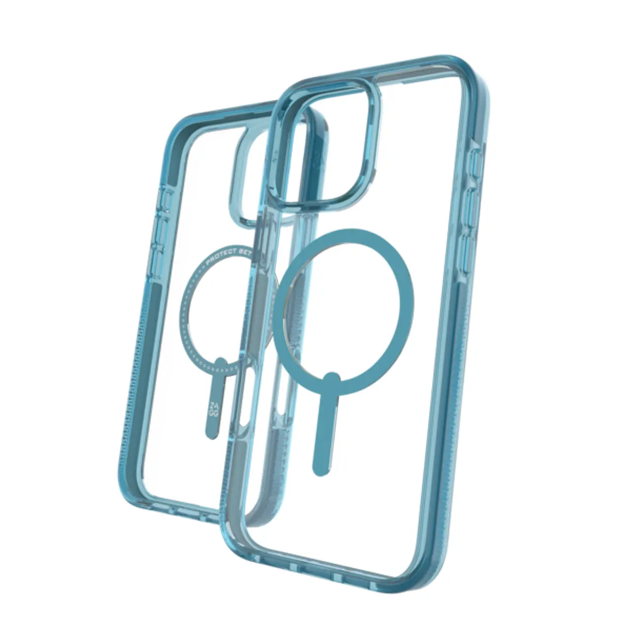 Etui Zagg Santa Cruz Snap MagSafe do iPhone 16 Pro Max Niebieski