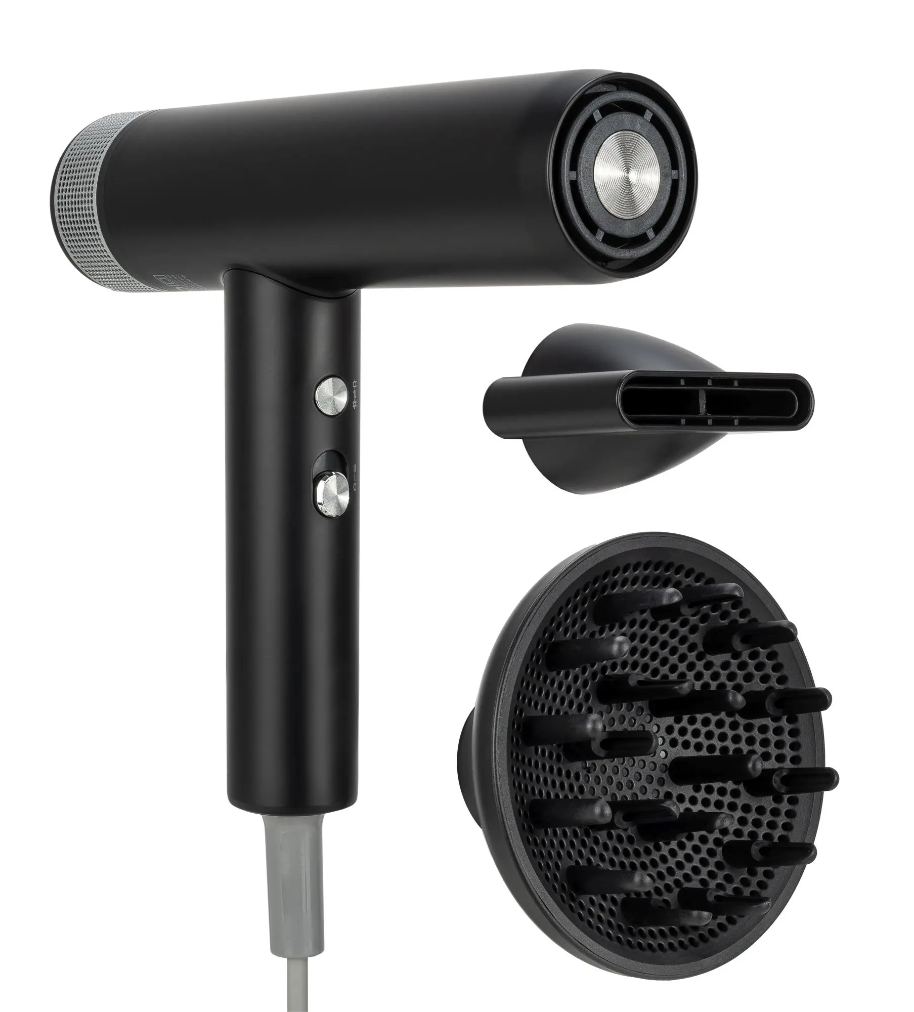 Suszarka do włosów Humanas AirTouch HD-AT03 Jonizacja Dyfuzor Zimny nawiew 1600W 3 prędkości 4 temperatury