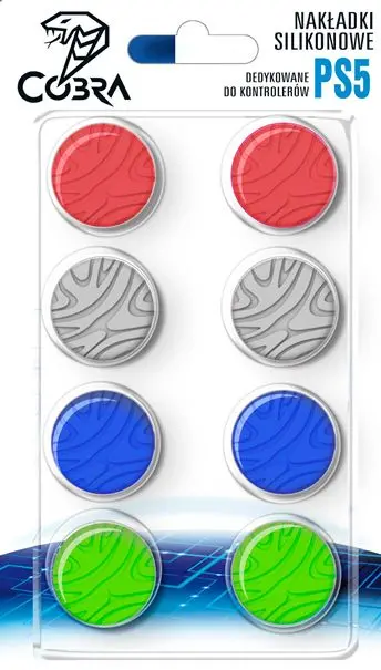 Nakładka Lin silikonowe na analogi pada PS5 DualSense 8szt