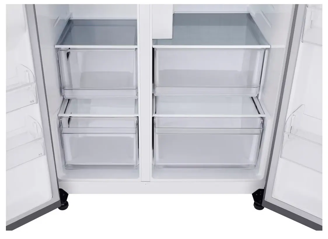 Lodówka LG SBS GSJC40PYPE Pełny No Frost 179cm Dystrybutor wody Srebrny
