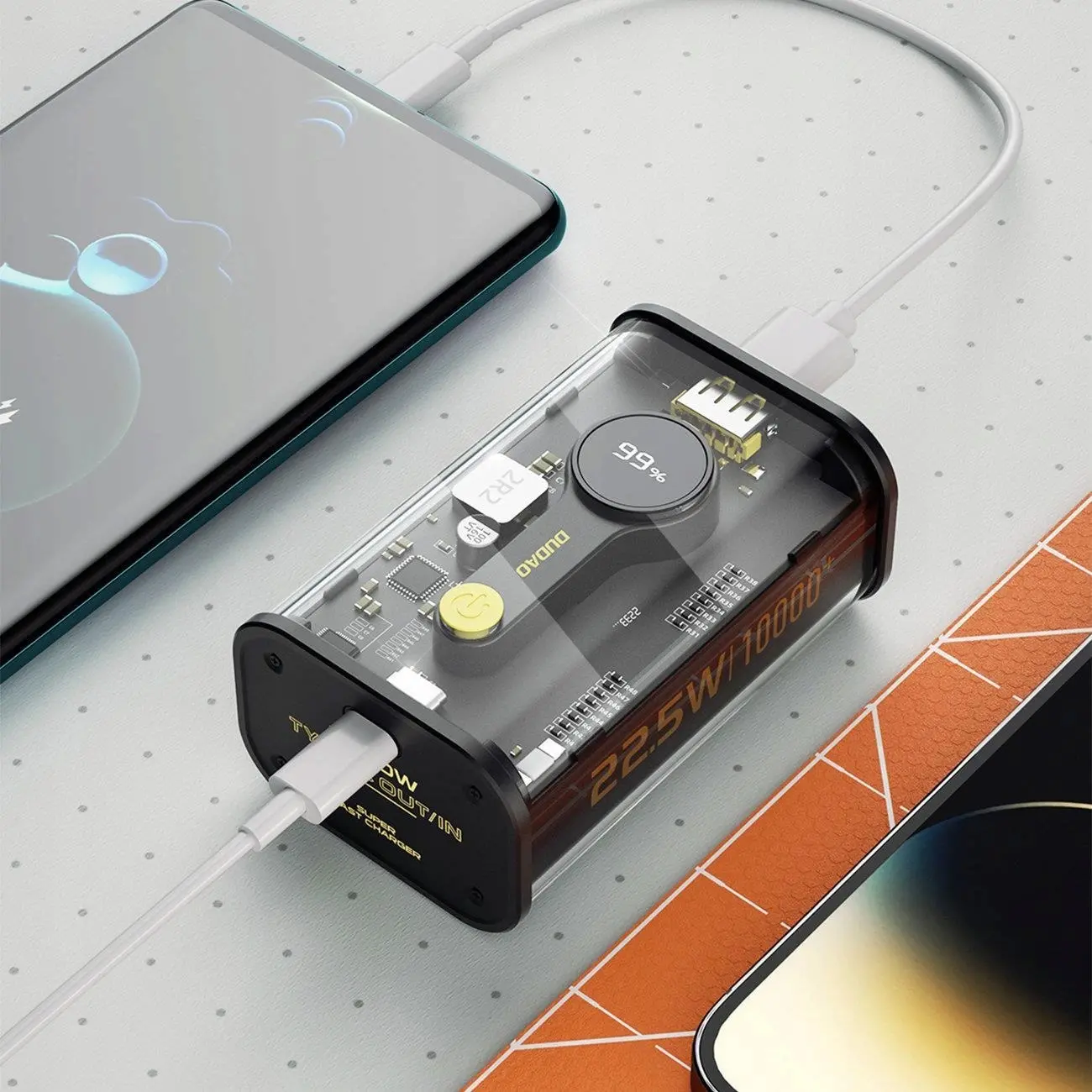 Powerbank Dudao K16 10000mAh PD 22,5W Czarny