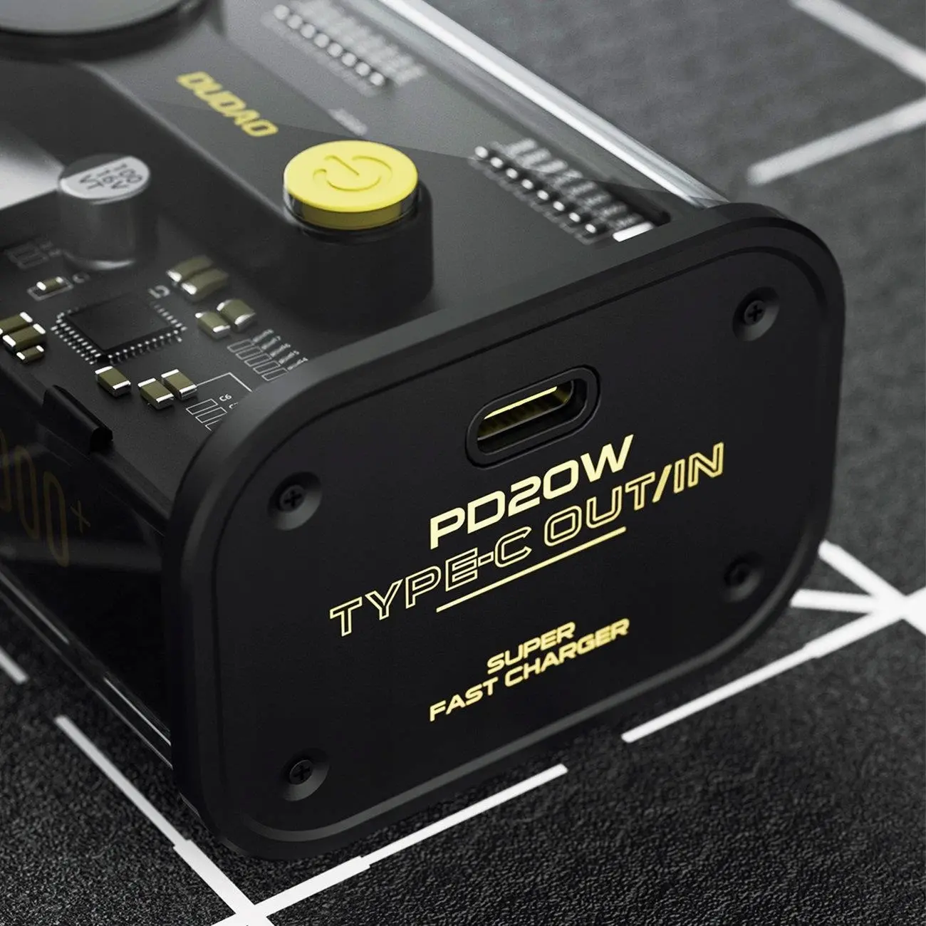 Powerbank Dudao K16 10000mAh PD 22,5W Czarny