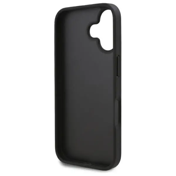 Etui Karl Lagerfeld Cardslots Monogram do iPhone 16 Czarny