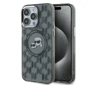 Karl Lagerfeld IML Monogram iPhone 15 Pro Czarny