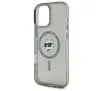 Etui Karl Lagerfeld IML Metal Choupette Head MagSafe do iPhone 16 Pro Max Czarny