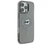 Etui Karl Lagerfeld IML Metal Choupette Head MagSafe do iPhone 16 Pro Max Czarny