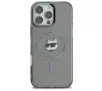 Etui Karl Lagerfeld IML Metal Choupette Head MagSafe do iPhone 16 Pro Max Czarny