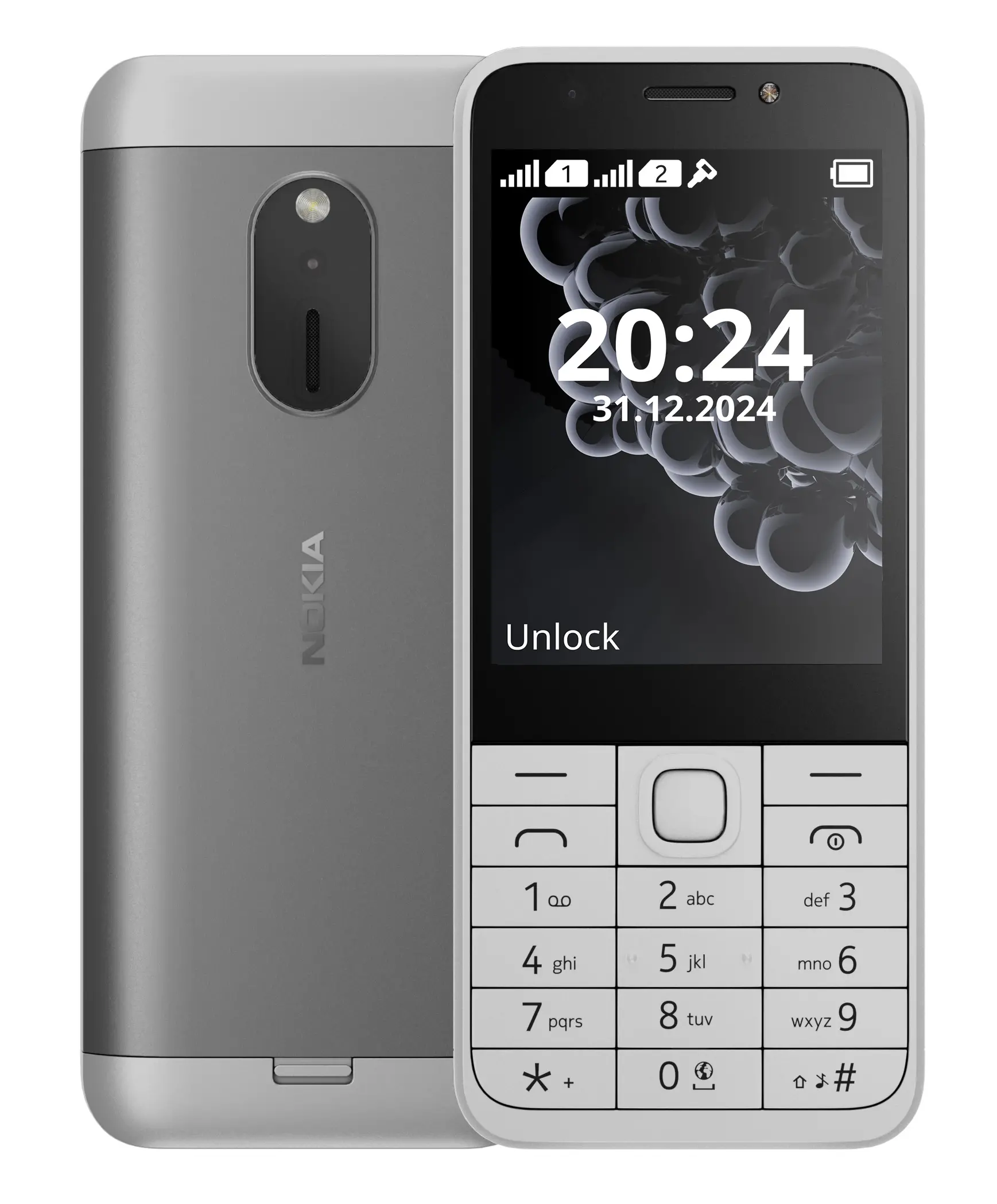 Telefon Nokia 230 TA-1609 DS 2,8" 2Mpix Srebrny