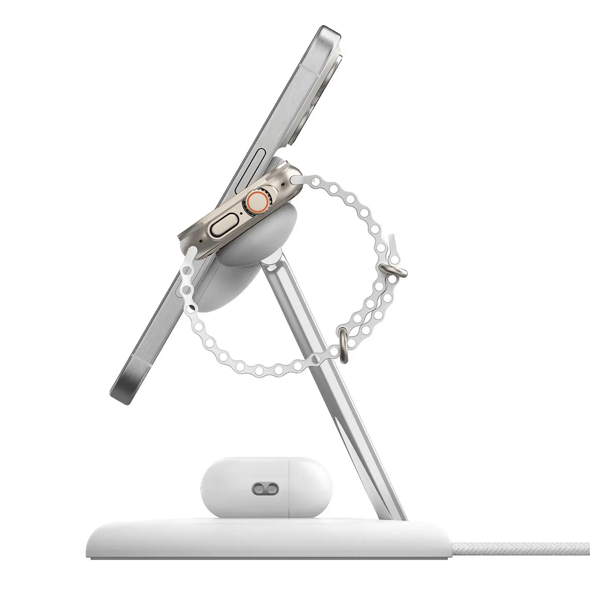 Ładowarka indukcyjna Belkin BOOST CHARGE PRO MagSafe 3w1 iPhone Apple Watch AirPods Biały
