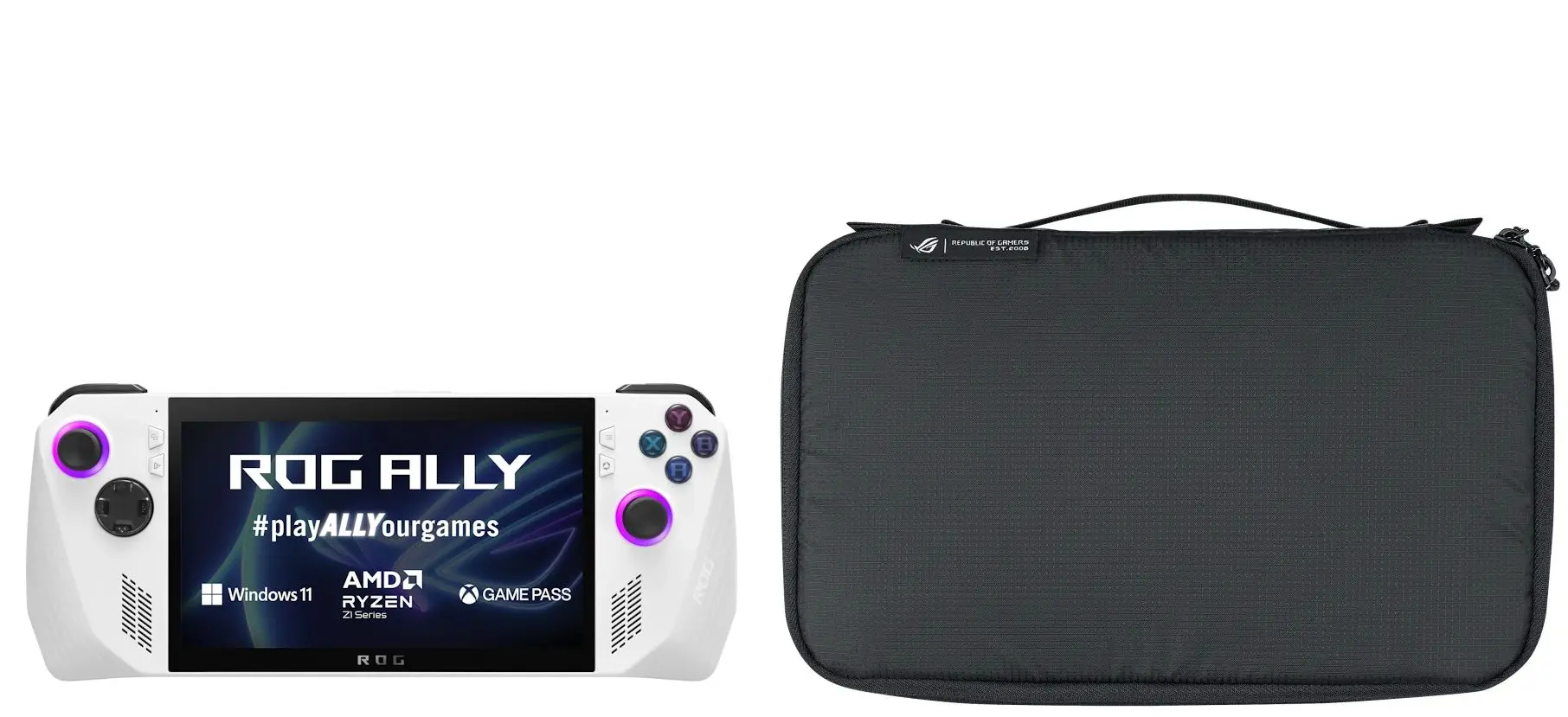 Konsola ASUS ROG Ally RC71L-NH001W AMD Ryzen Z1 Extreme 7” FHD IPS Win11 Home GP Ultimate 3 m-ce Digital Direct + etui BC1003
