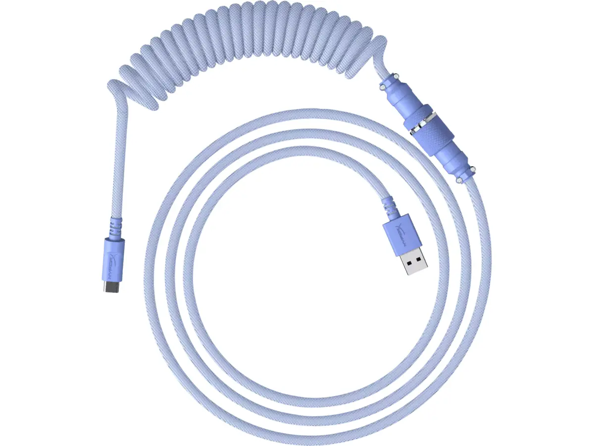 Kabel USB HyperX Spiralny 1,37m Fioletowy