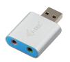 Adapter i-Tec USB - 2 x Jack U2AMETAL