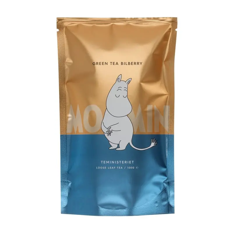 Herbata Teministeriet Moomin Green Tea Bilberry 100g