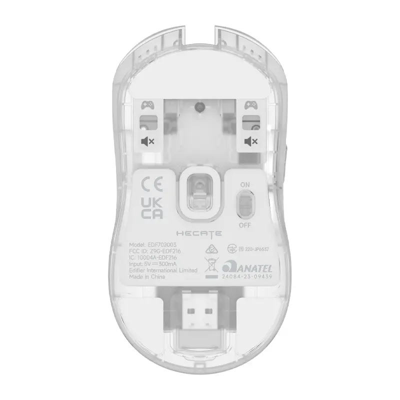 Myszka gamingowa Edifier HECATE G3M PRO Transparentny