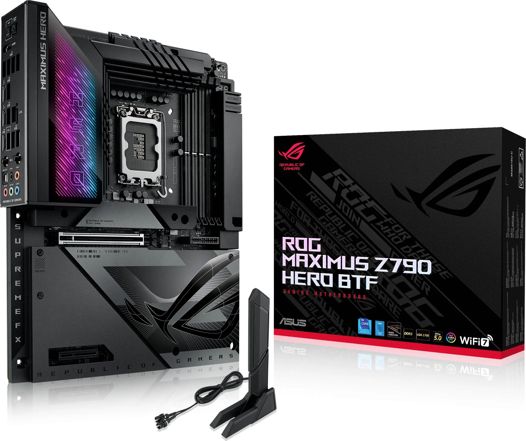 Płyta główna ASUS ROG MAXIMUS Z790 HERO BTF DDR5
