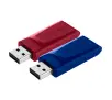 PenDrive Verbatim Slider 32GB USB 2.0 2szt. Czerwony/Niebieski