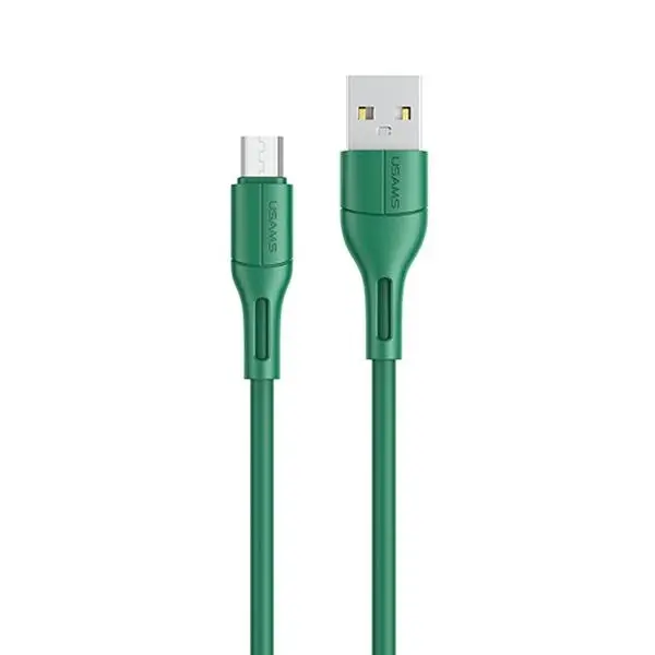 Kabel USAMS USB do microUSB 2A Fast Charge 1m Zielony