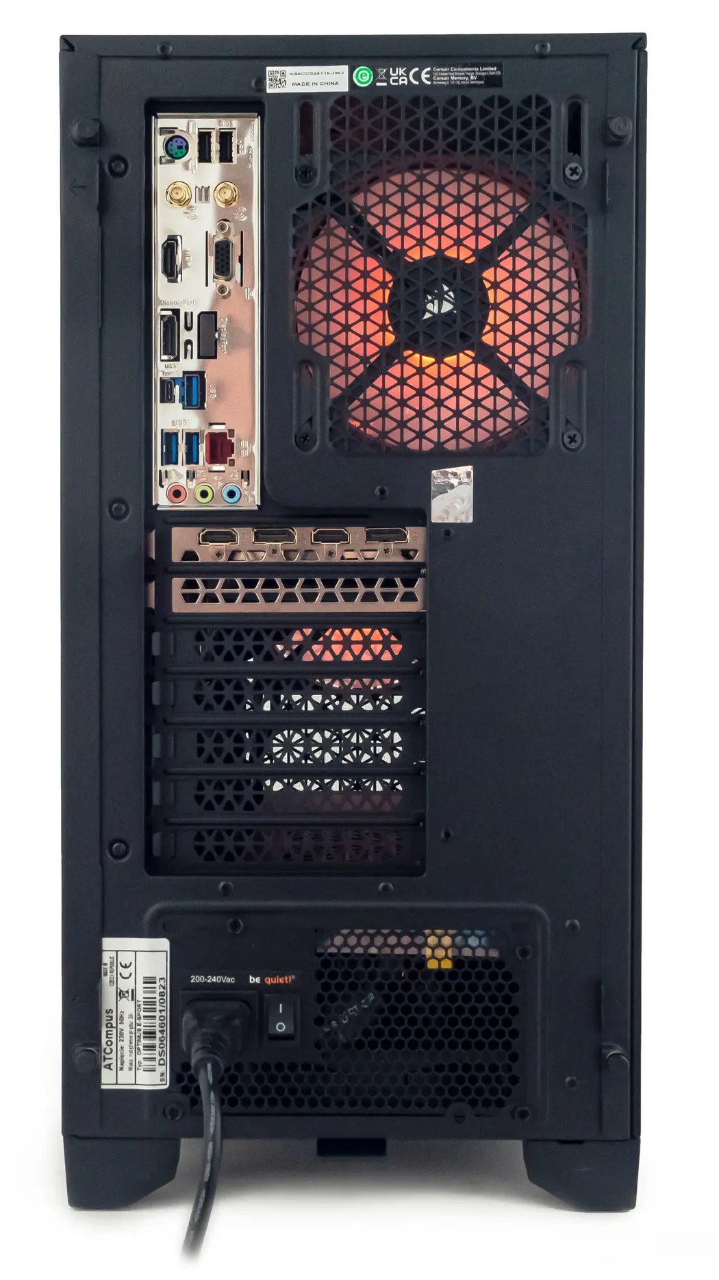Komputer gamingowy Optimus E-Sport GA520T-CR3 R5 5600X 16GB RAM 1TB Dysk SSD RTX4060 Win11