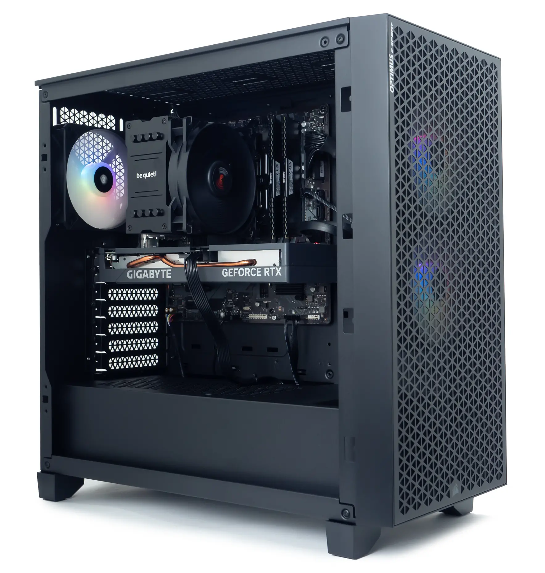 Komputer gamingowy Optimus E-Sport GA520T-CR3 R5 5600X 16GB RAM 1TB Dysk SSD RTX4060 Win11