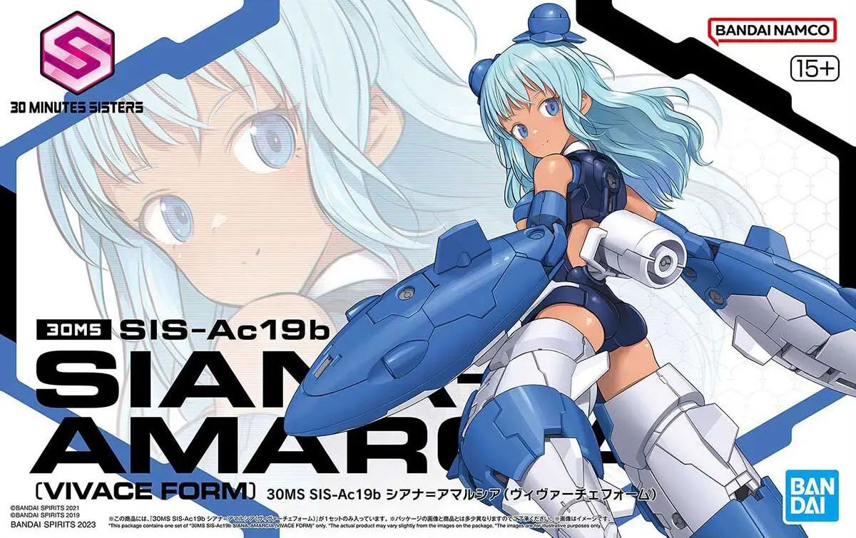 Model do składania Bandai 30 Minutes Sisters Ac19b SIANA-AMARCIA VIVACE FORM