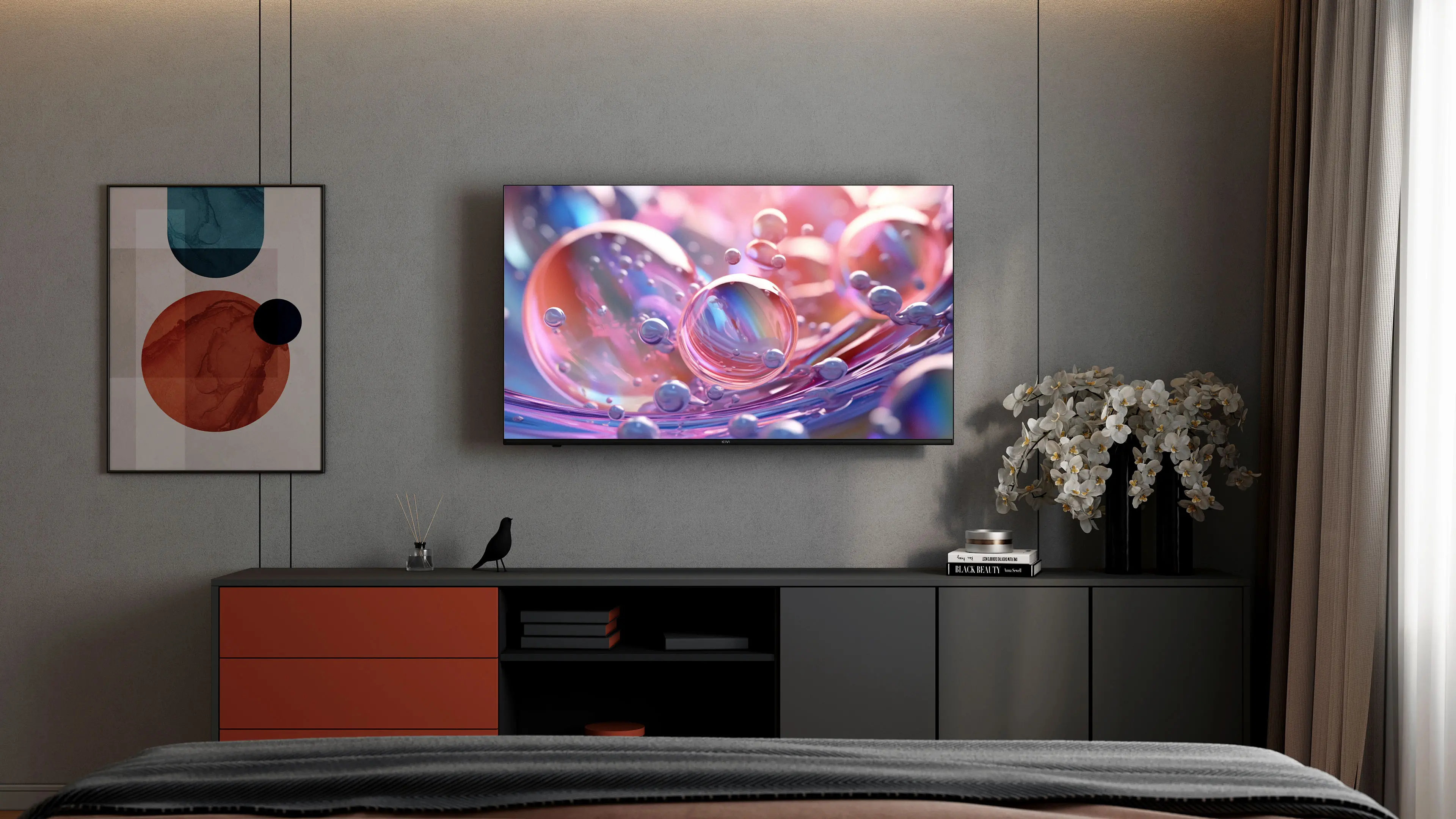 Telewizor KIVI 55U760QB 55" LED 4K Android TV DVB-T2