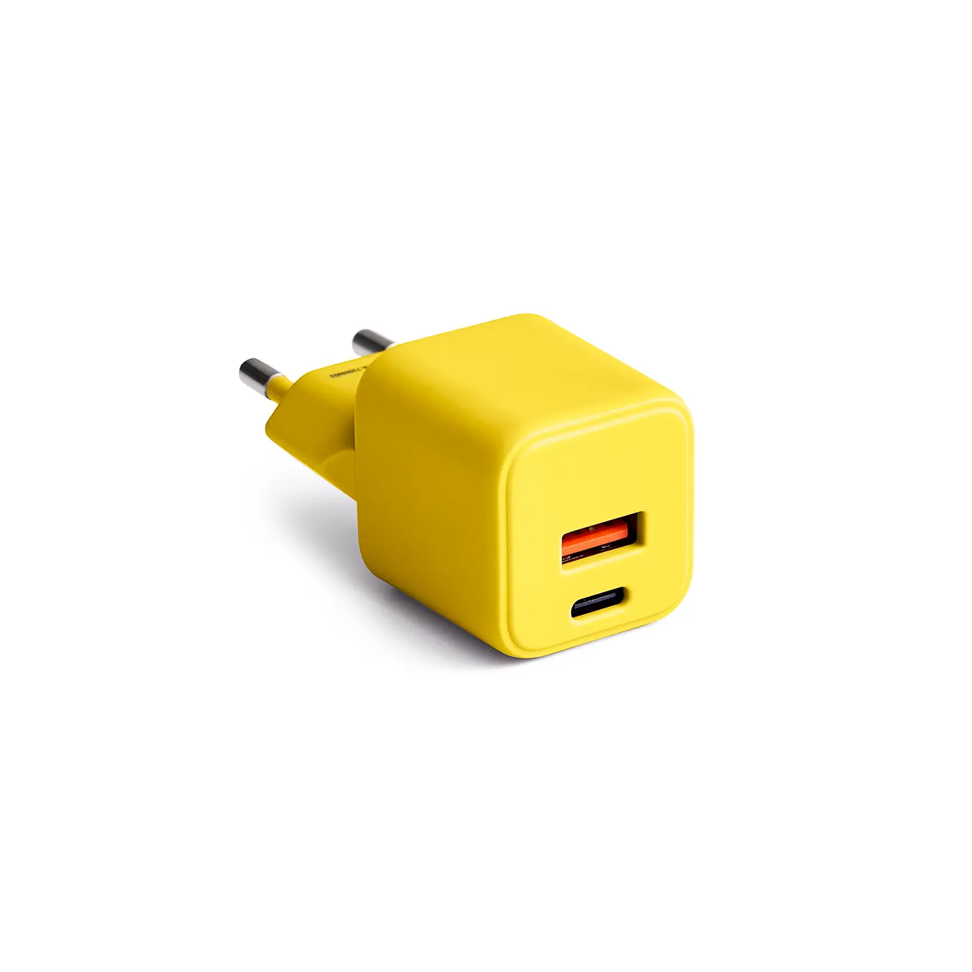 Ładowarka sieciowa Colorum USB-A USB-C Żółty