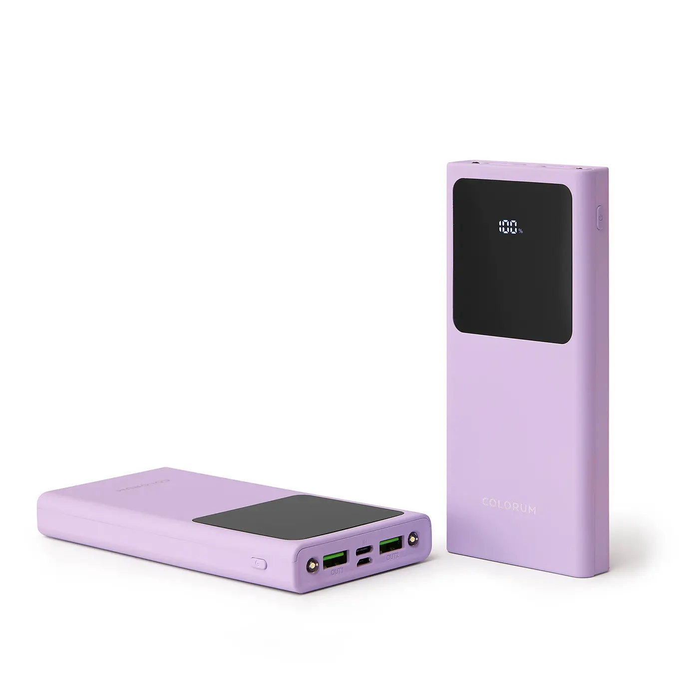 Powerbank Colorum CPB10-02 Lavenda 10000mAh 22,5W Żółty Fioletowy