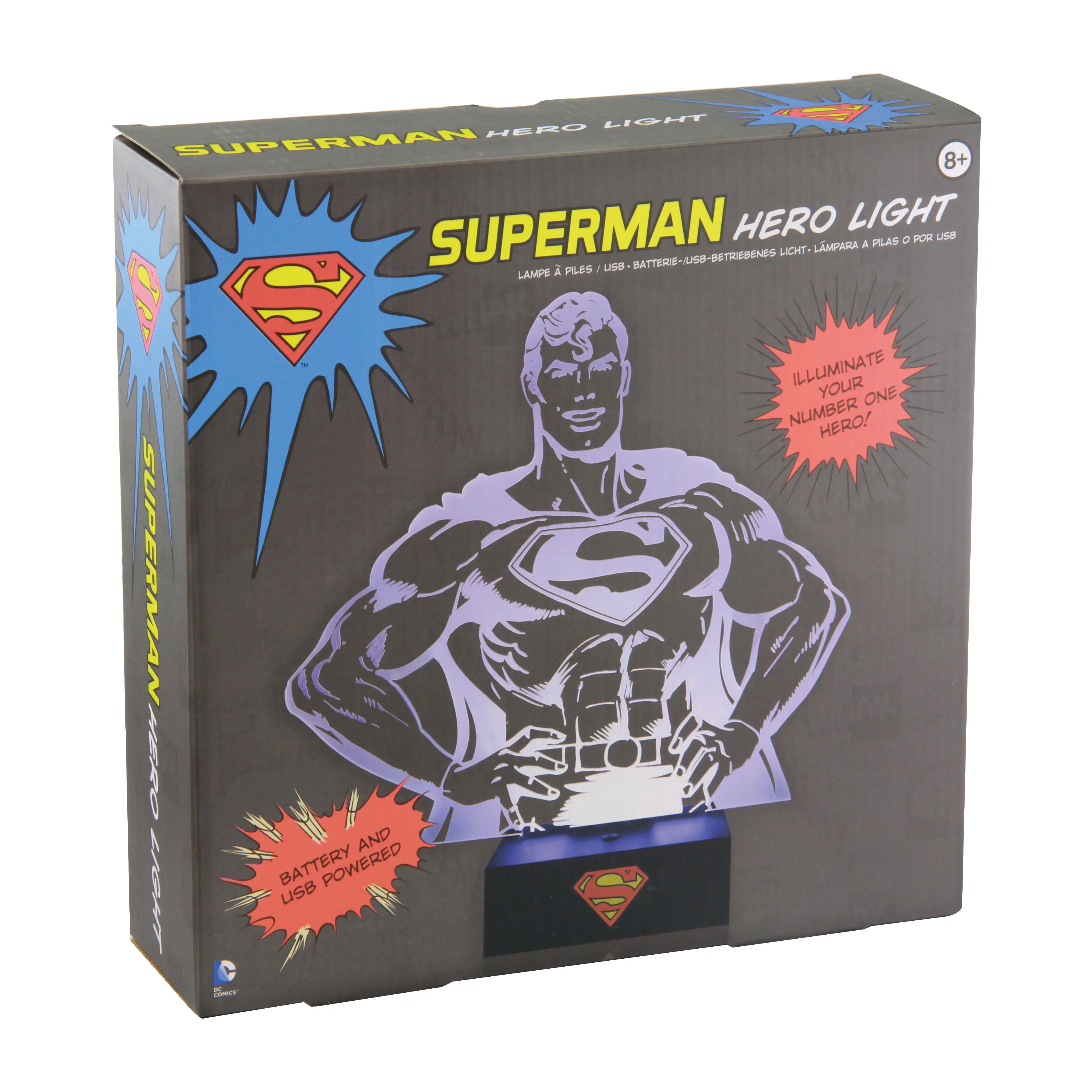 Lampka Paladone DC Comics Superman Hero Light