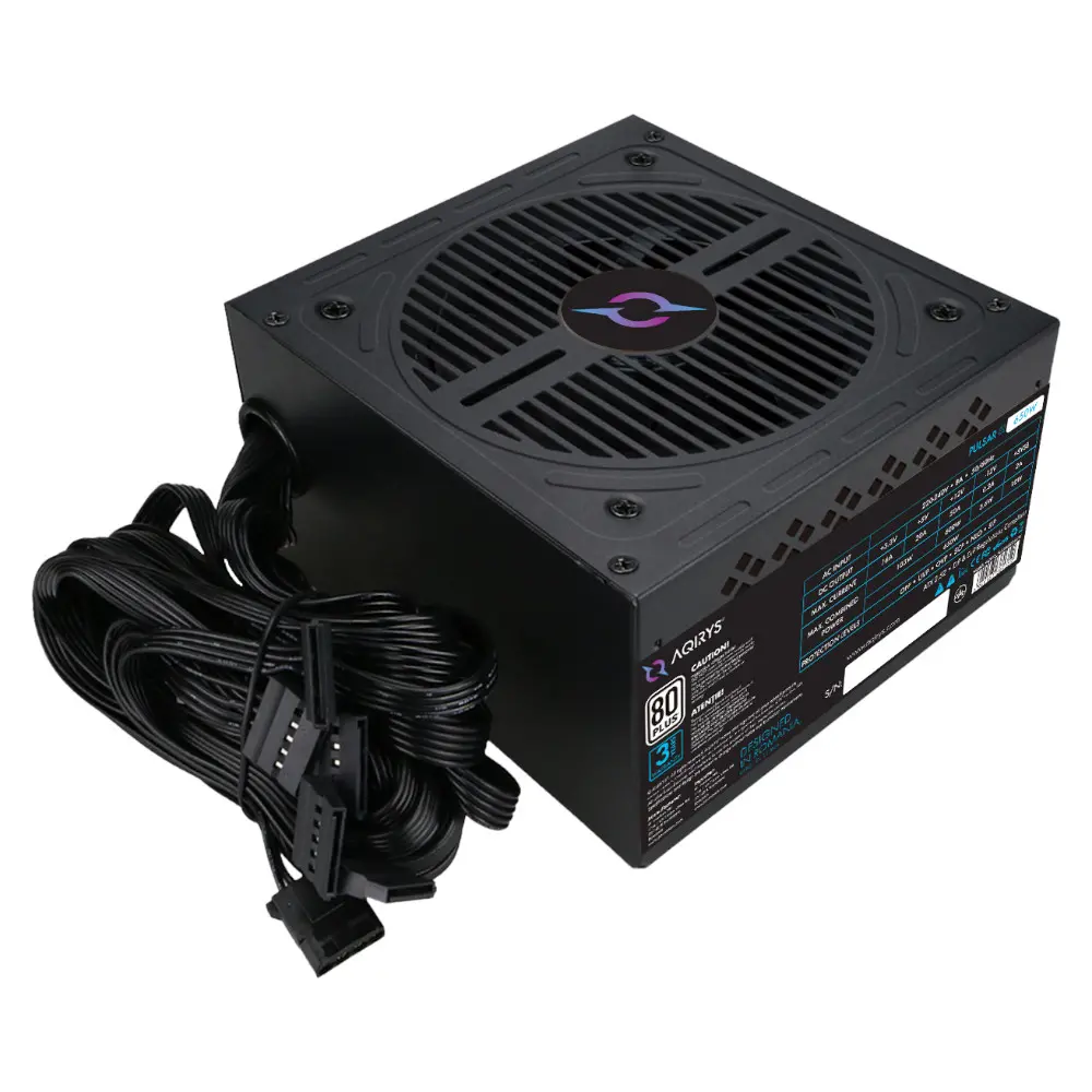 Zasilacz Aqirys Pulsar SI 650W 80+ Czarny