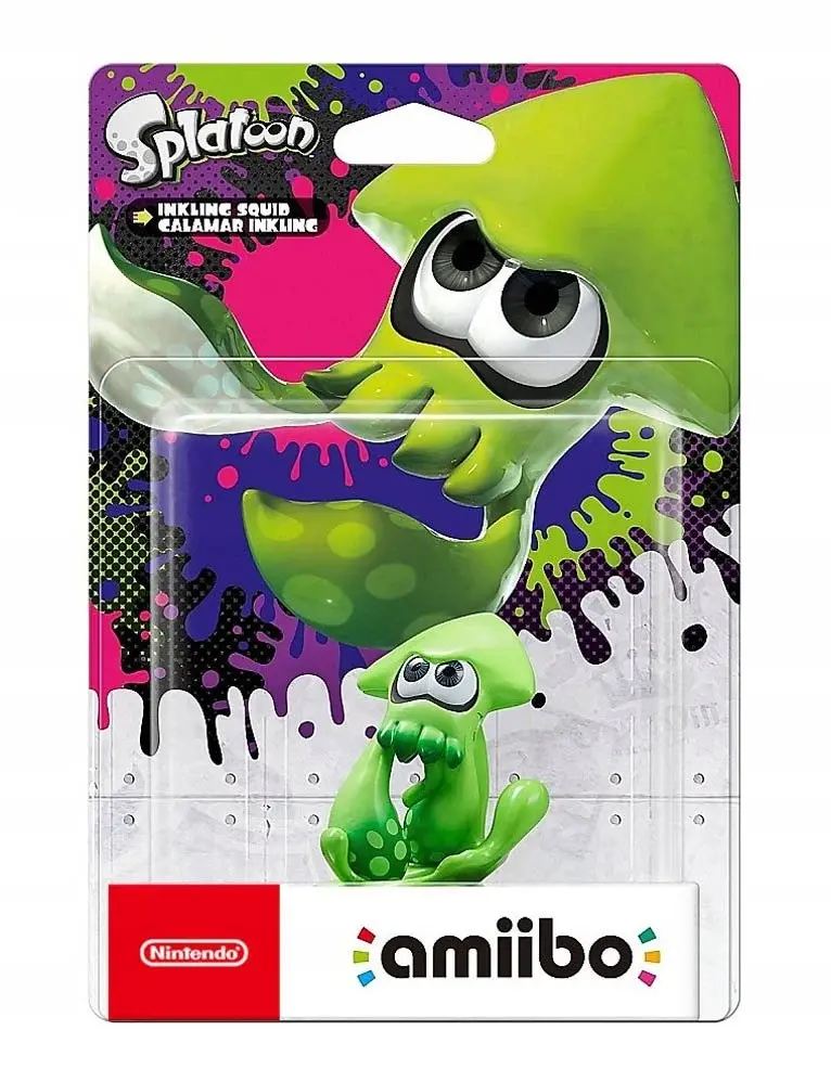 Nintendo Amiibo Splatoon - Inkling Squid Green