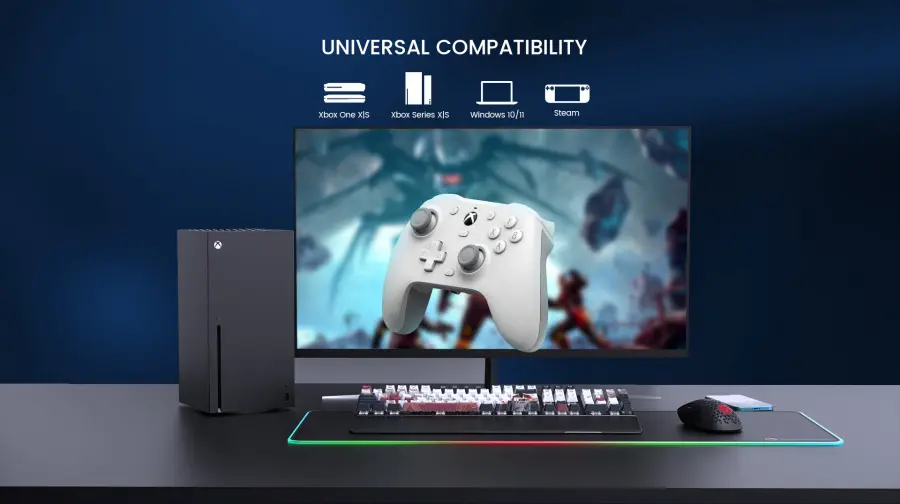 Pad GameSir HRG22992 G7 HE Wired do PC Xbox Przewodowy Biały