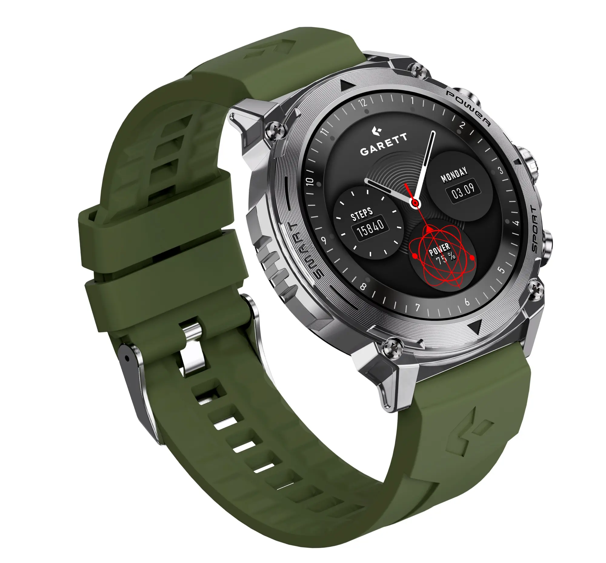 Smartwatch Garett Atom Srebrny