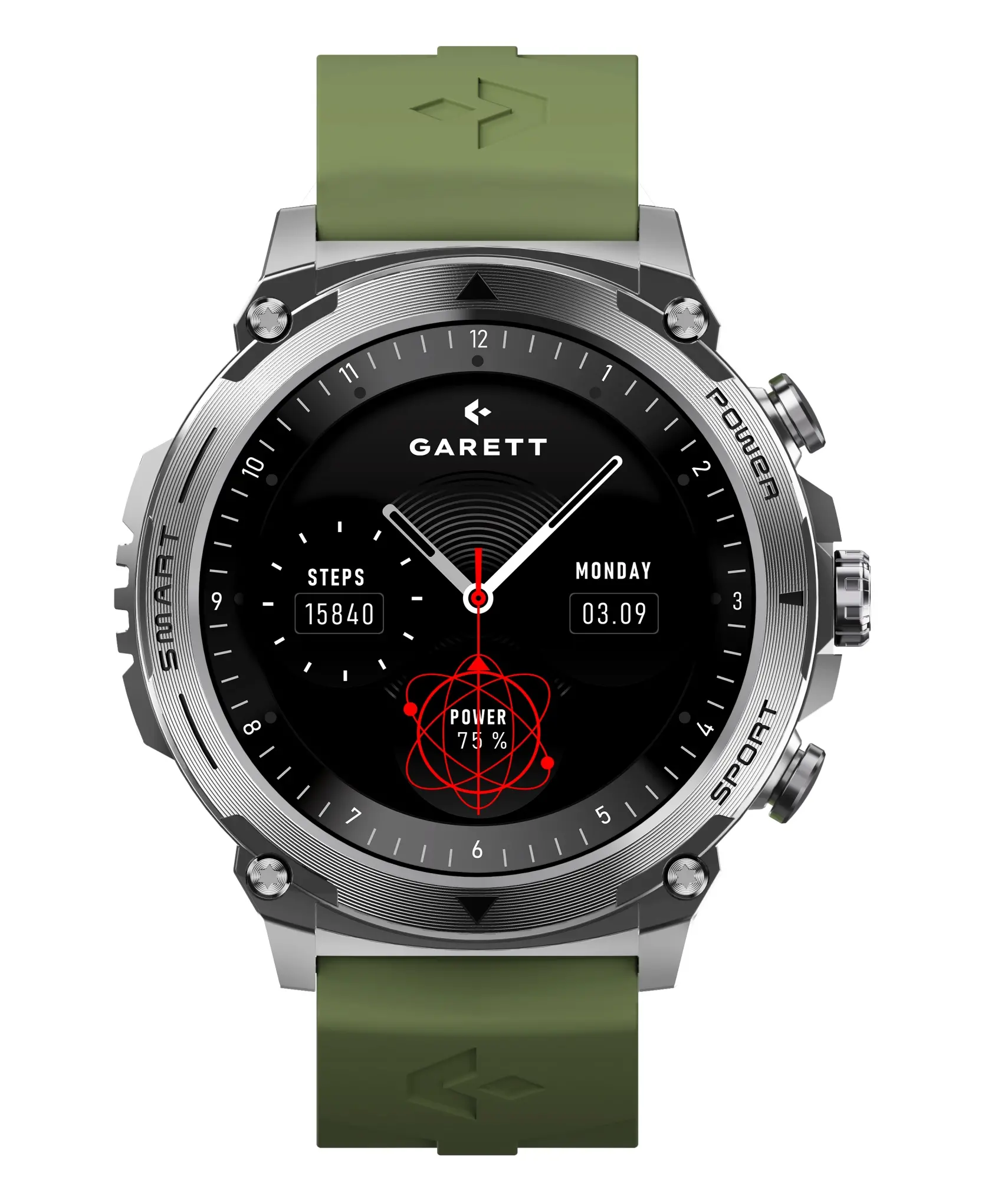 Smartwatch Garett Atom Srebrny