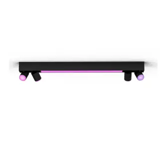Reflektor Philips punktowy Centris 4 Czarny