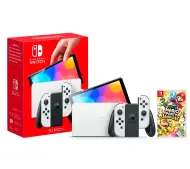 Nintendo Switch OLED Biały + Super Mario Party Jamboree
