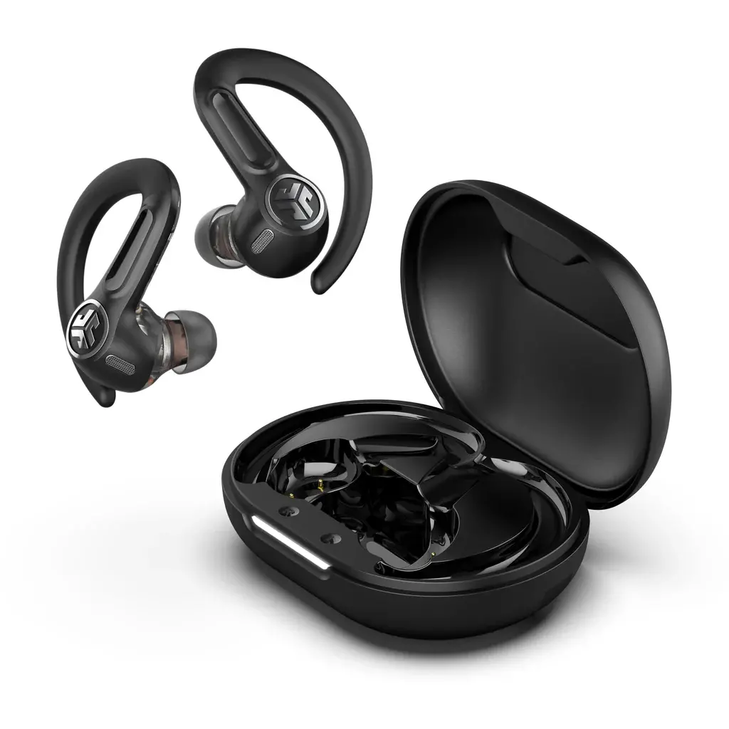 Słuchawki bezprzewodowe JLab Jbuds Epic Sport ANC 3 Dokanałowe Bluetooth 5.2 Czarny
