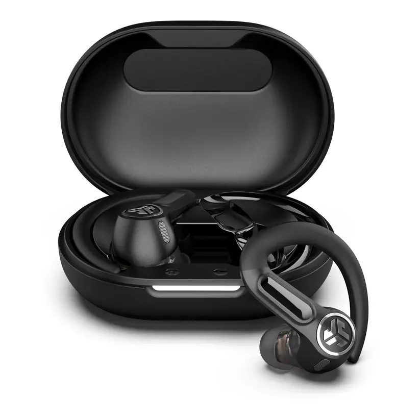 Słuchawki bezprzewodowe JLab Jbuds Epic Sport ANC 3 Dokanałowe Bluetooth 5.2 Czarny