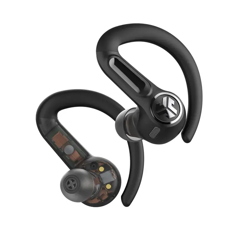 Słuchawki bezprzewodowe JLab Jbuds Epic Sport ANC 3 Dokanałowe Bluetooth 5.2 Czarny