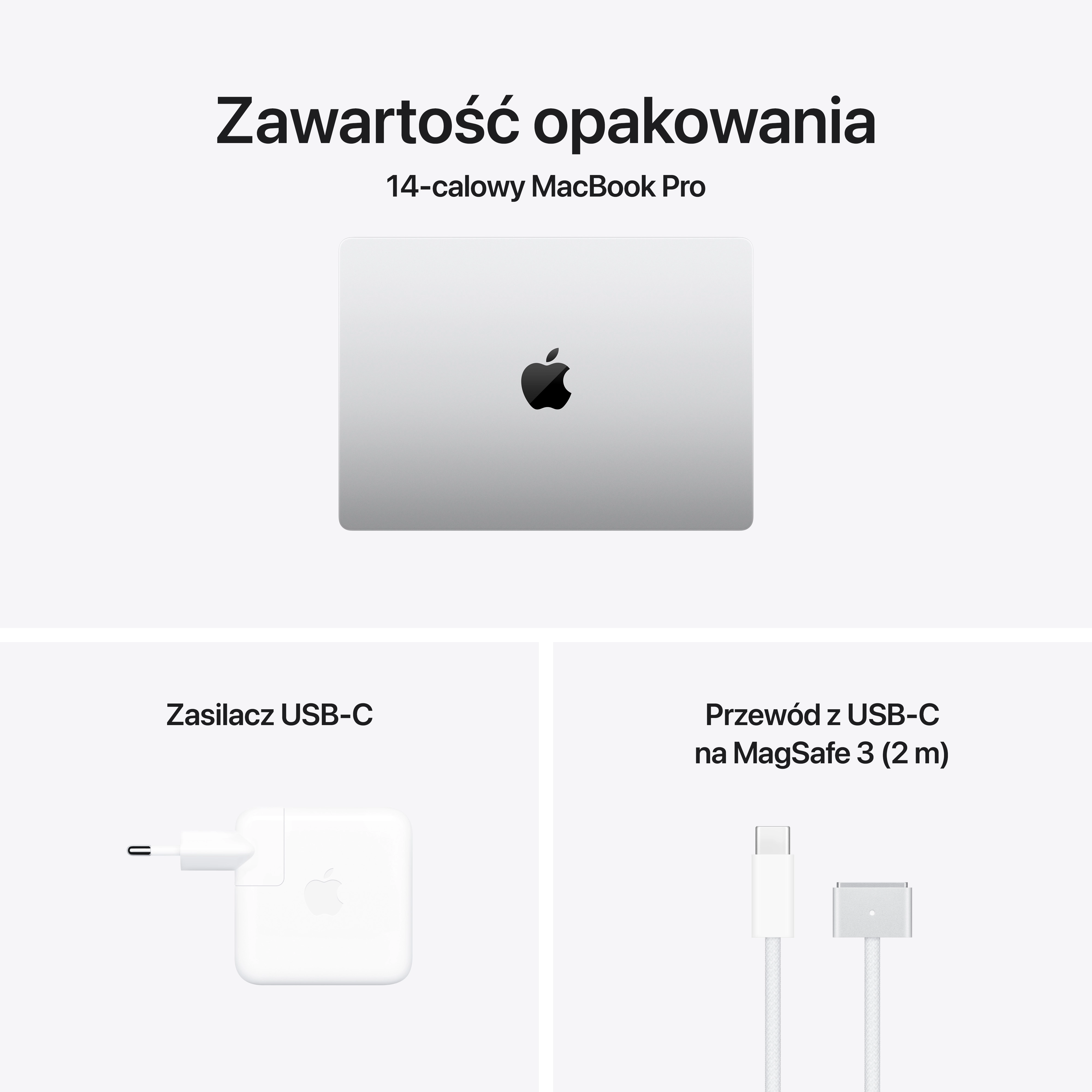 Apple MacBook Pro 2024 14,2" M4 16GB RAM 512GB Dysk macOS Srebrny