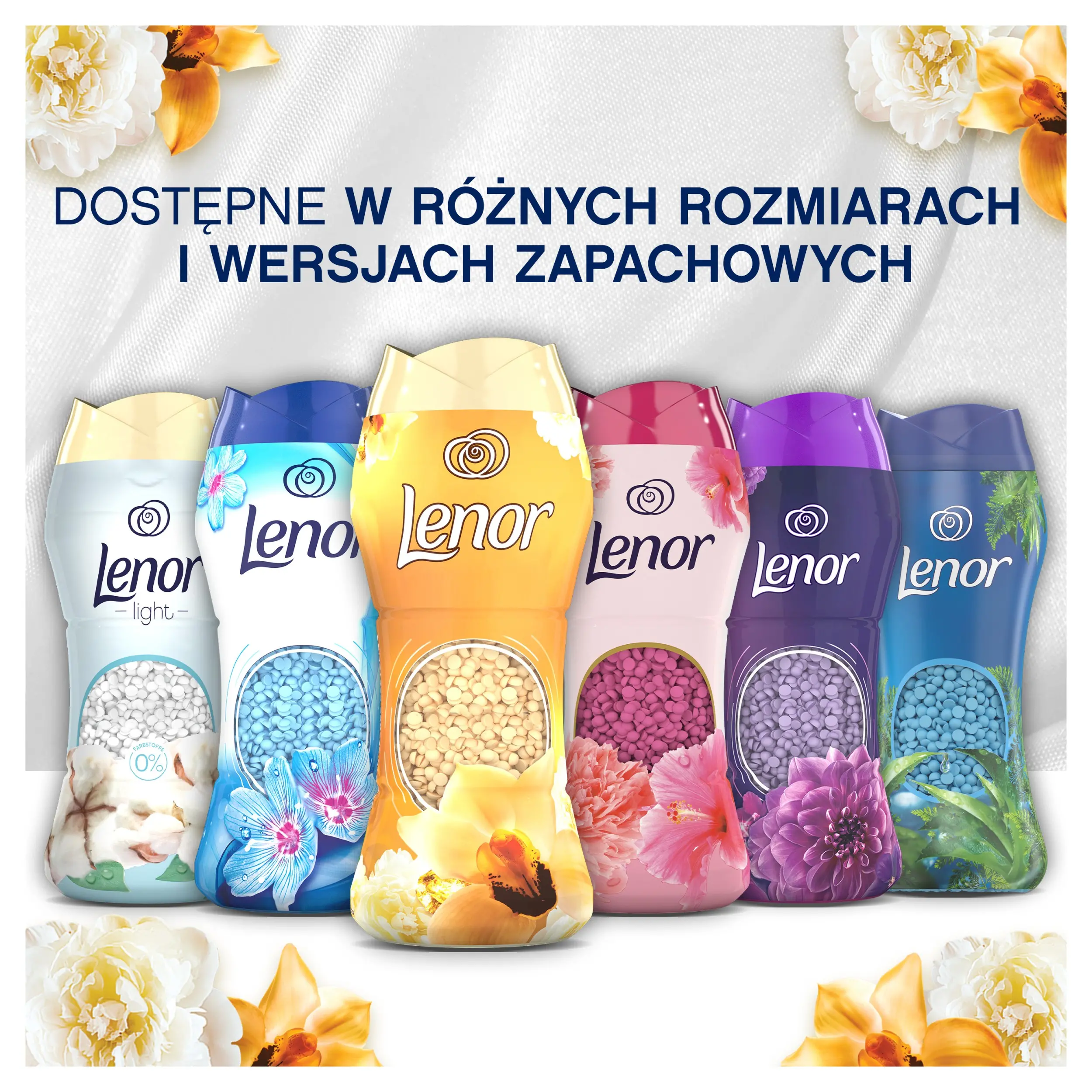 Zapach do pralki Lenor Perełki Gold Orchid 210g