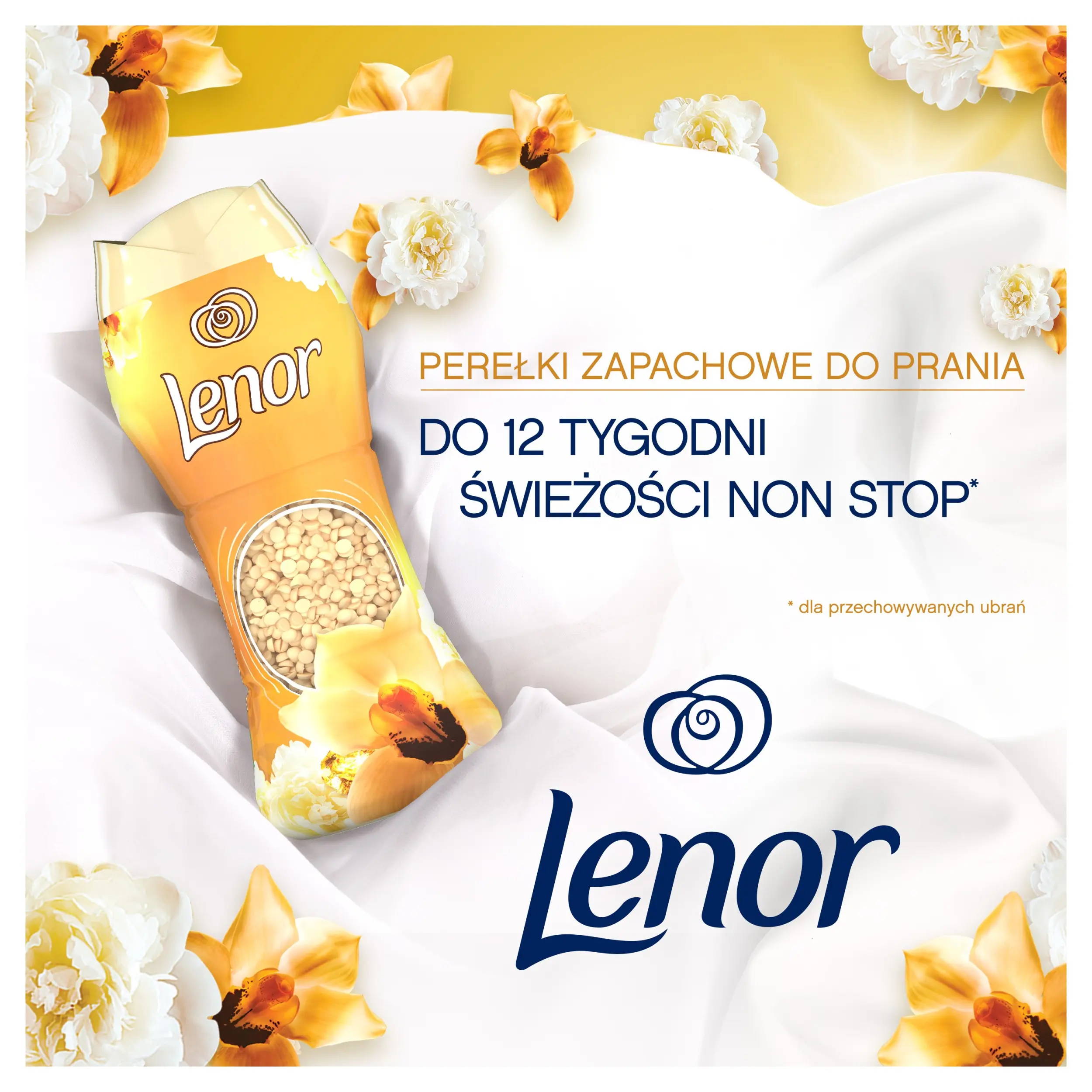 Zapach do pralki Lenor Perełki Gold Orchid 210g