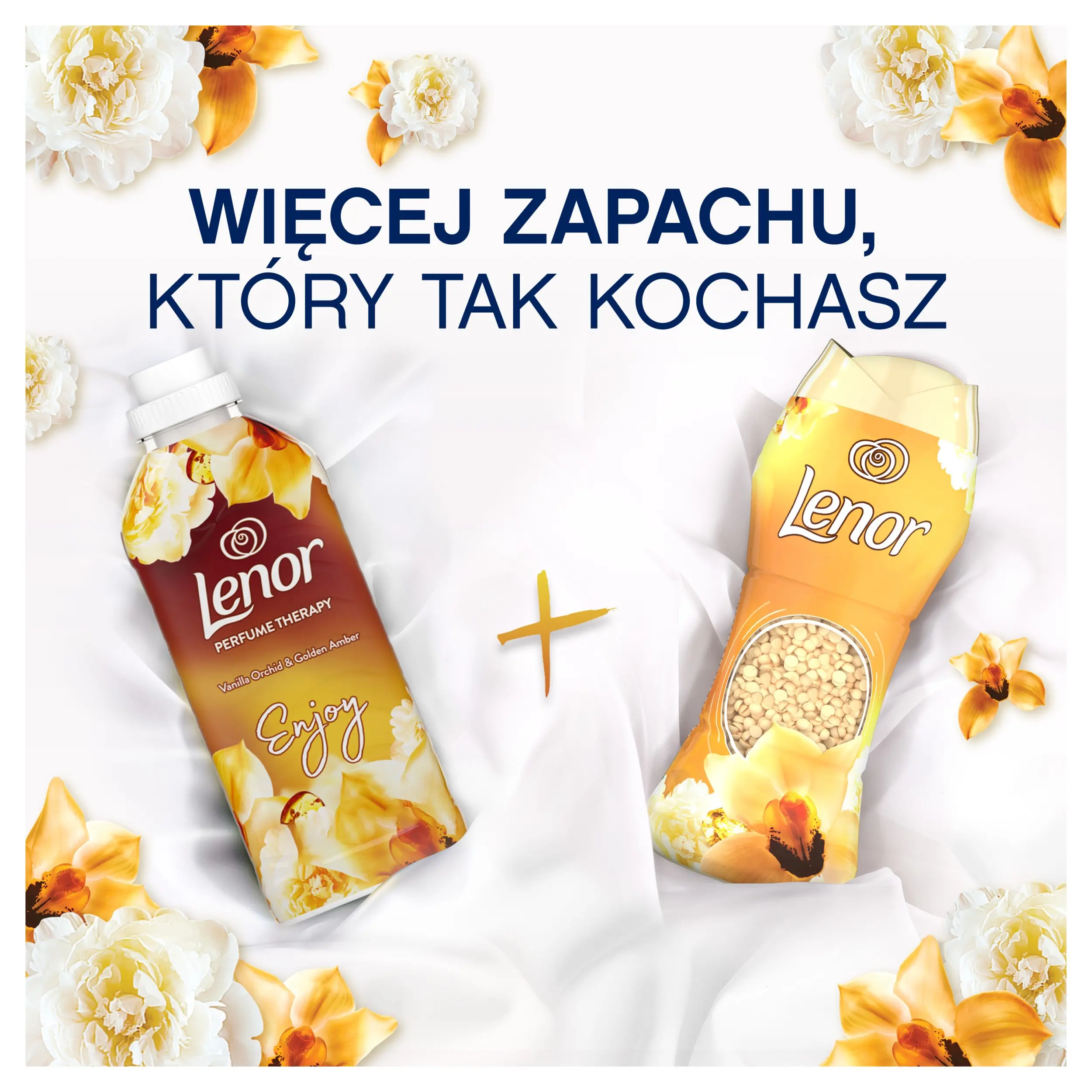 Zapach do pralki Lenor Perełki Gold Orchid 210g