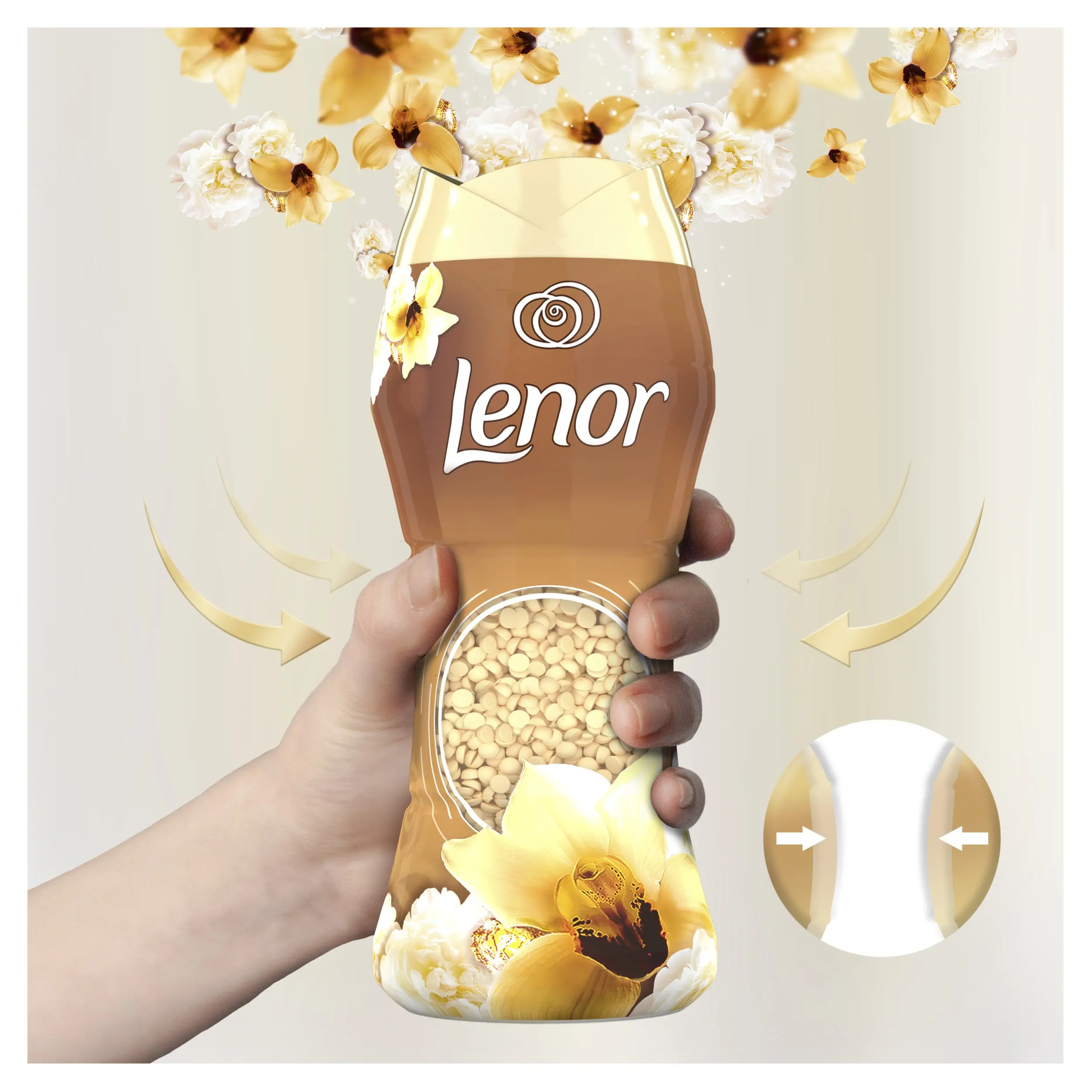Zapach do pralki Lenor Perełki Gold Orchid 210g
