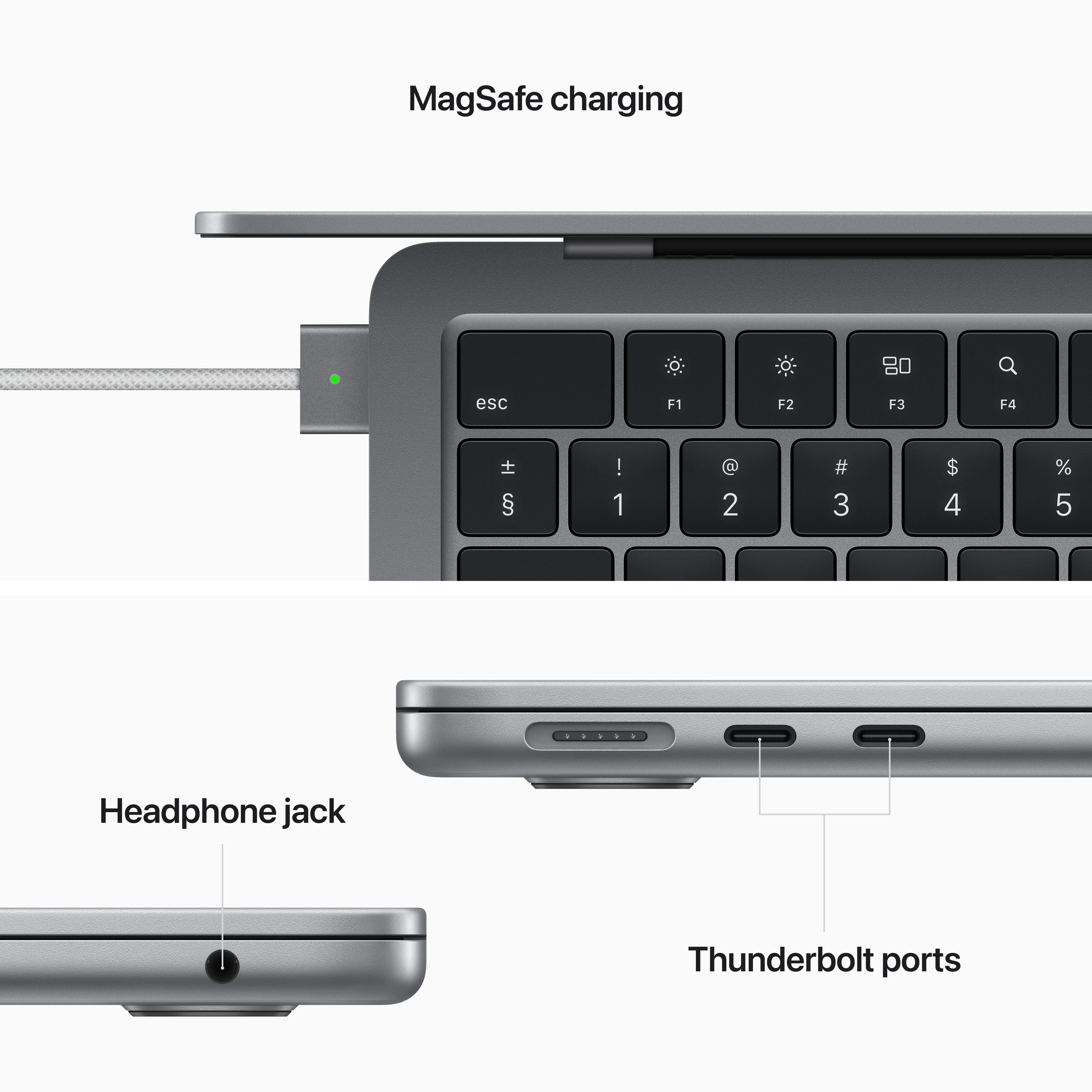 Apple MacBook Air 13,6" M2 16GB RAM 256GB Dysk macOS Gwiezdna Szarość